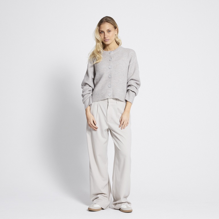 Short knit cardigan "Gemma" Light Beige